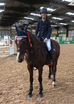 Megan Cowan is Triumphant in the Dodson & Horrell 0.85m National Amateur Second Round at Rockrose Equestrian Sports Centre